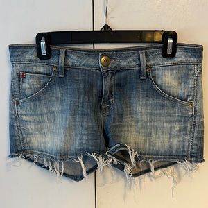 Hudson cutoff denim shorts